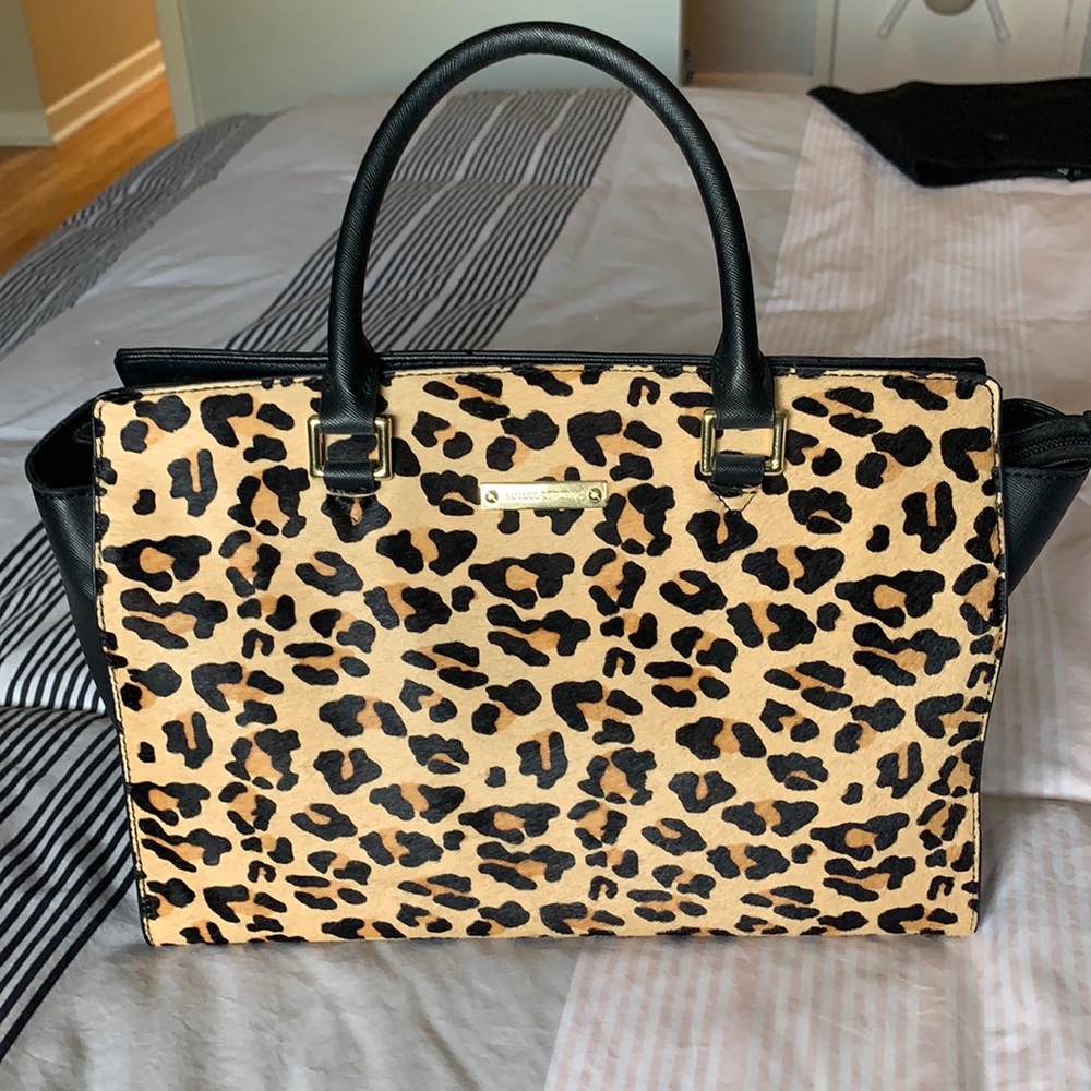 Leopard tote purse
